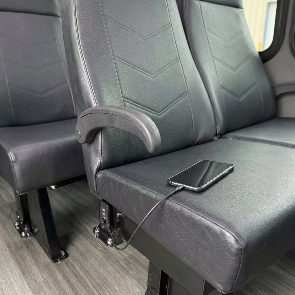 ankeny 15 passenger minibus usb charging