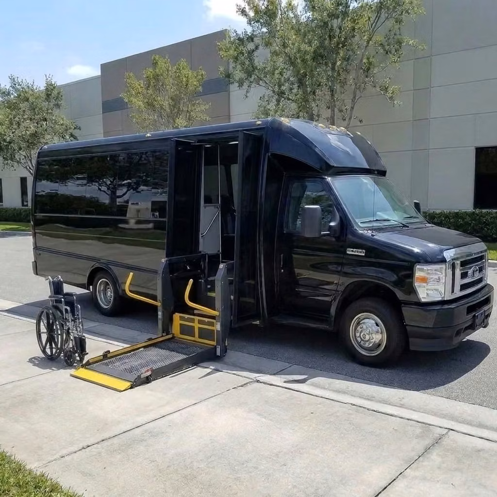 ankeny 18 passenger minibus wheelchair lift