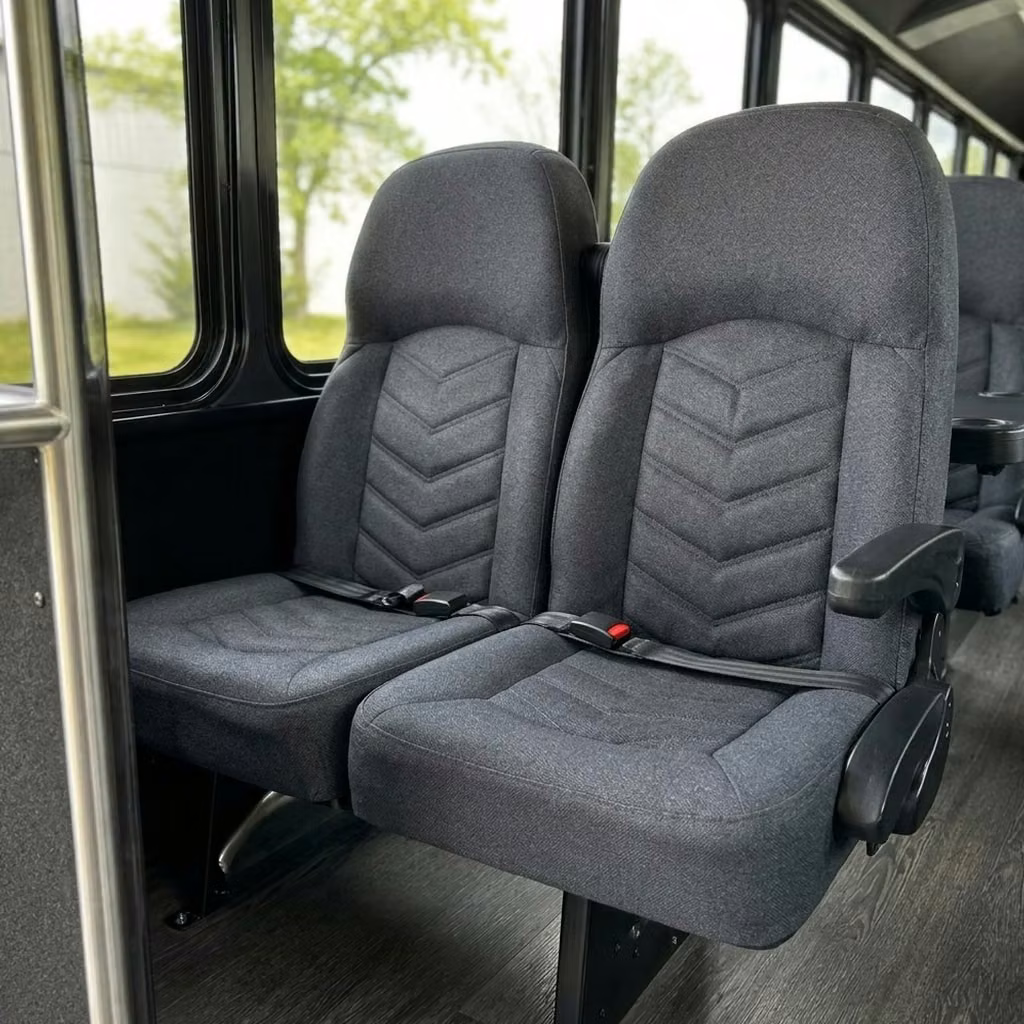 ankeny 25 passenger minibus high back seats