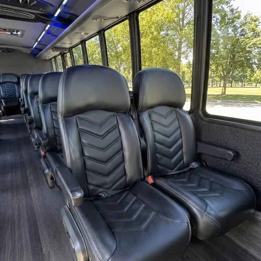 ankeny 28 passenger minibus seating