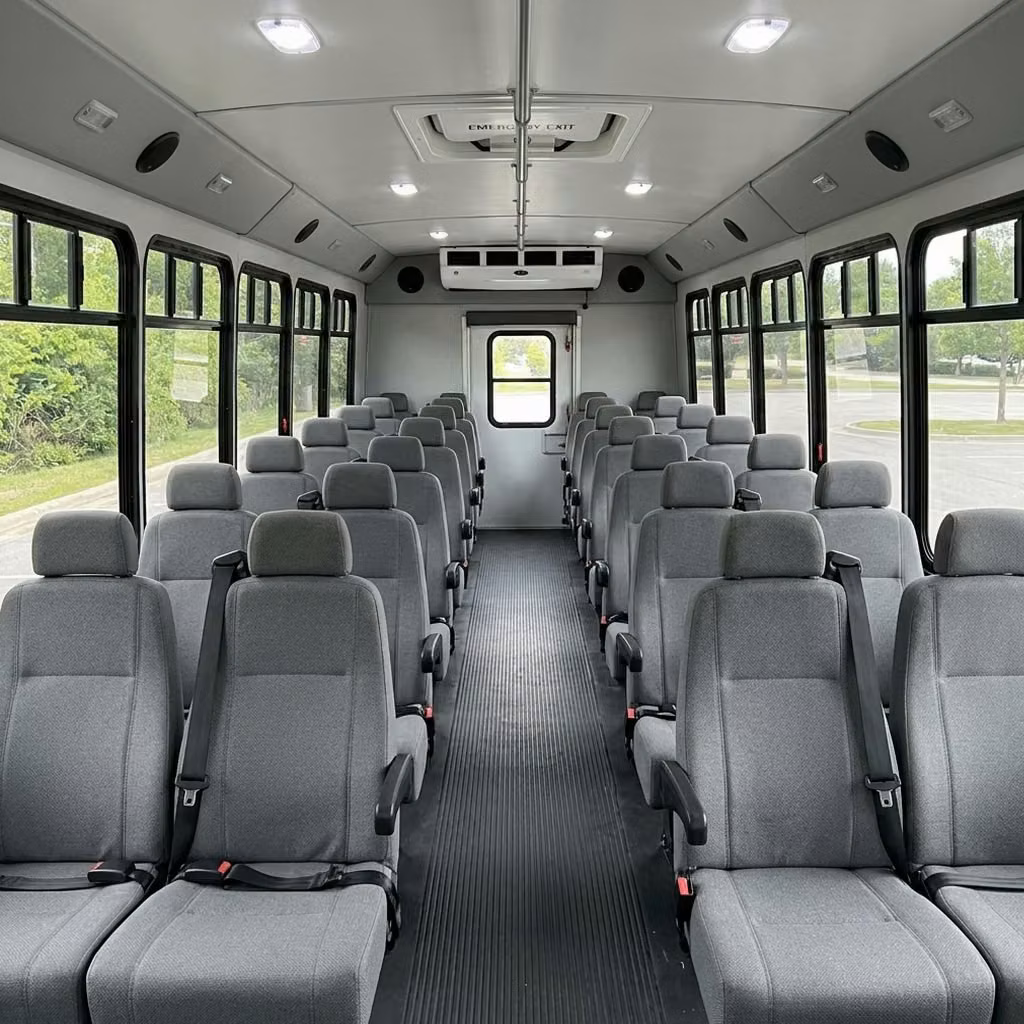 ankeny 35 passenger minibus seating