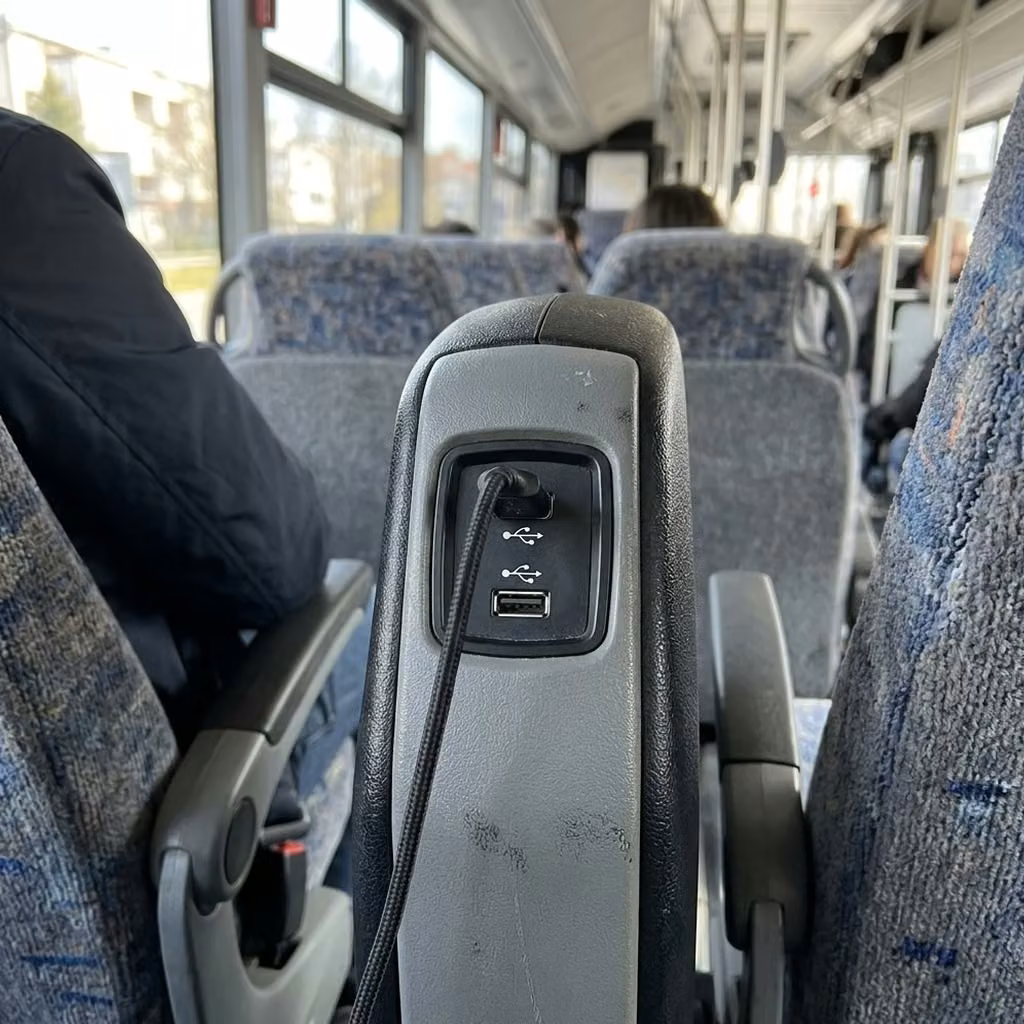 ankeny 35 passenger minibus usb charging