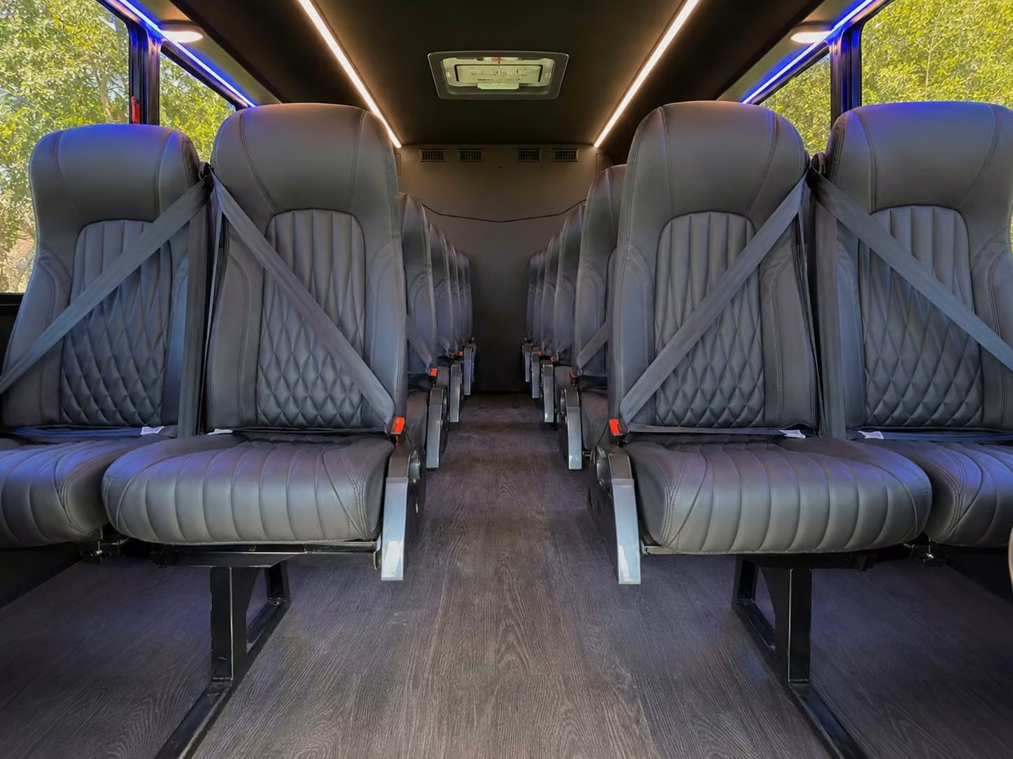 20 passenger minibus interior