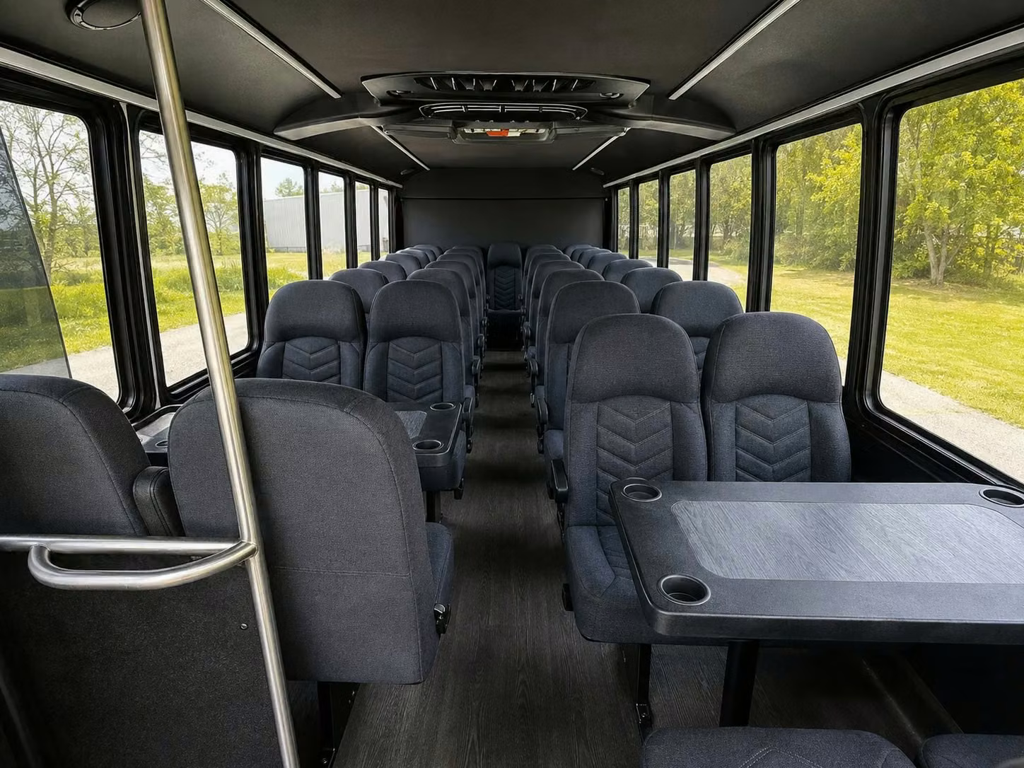 25 passenger minibus inside