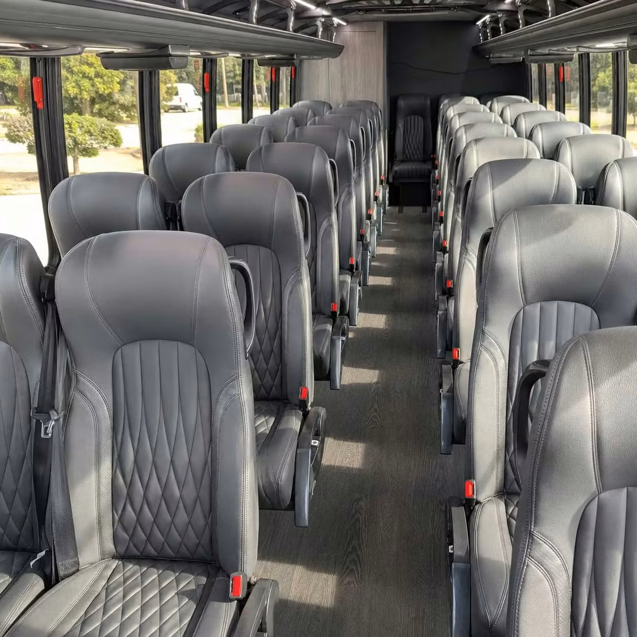 28 passenger minibus interior
