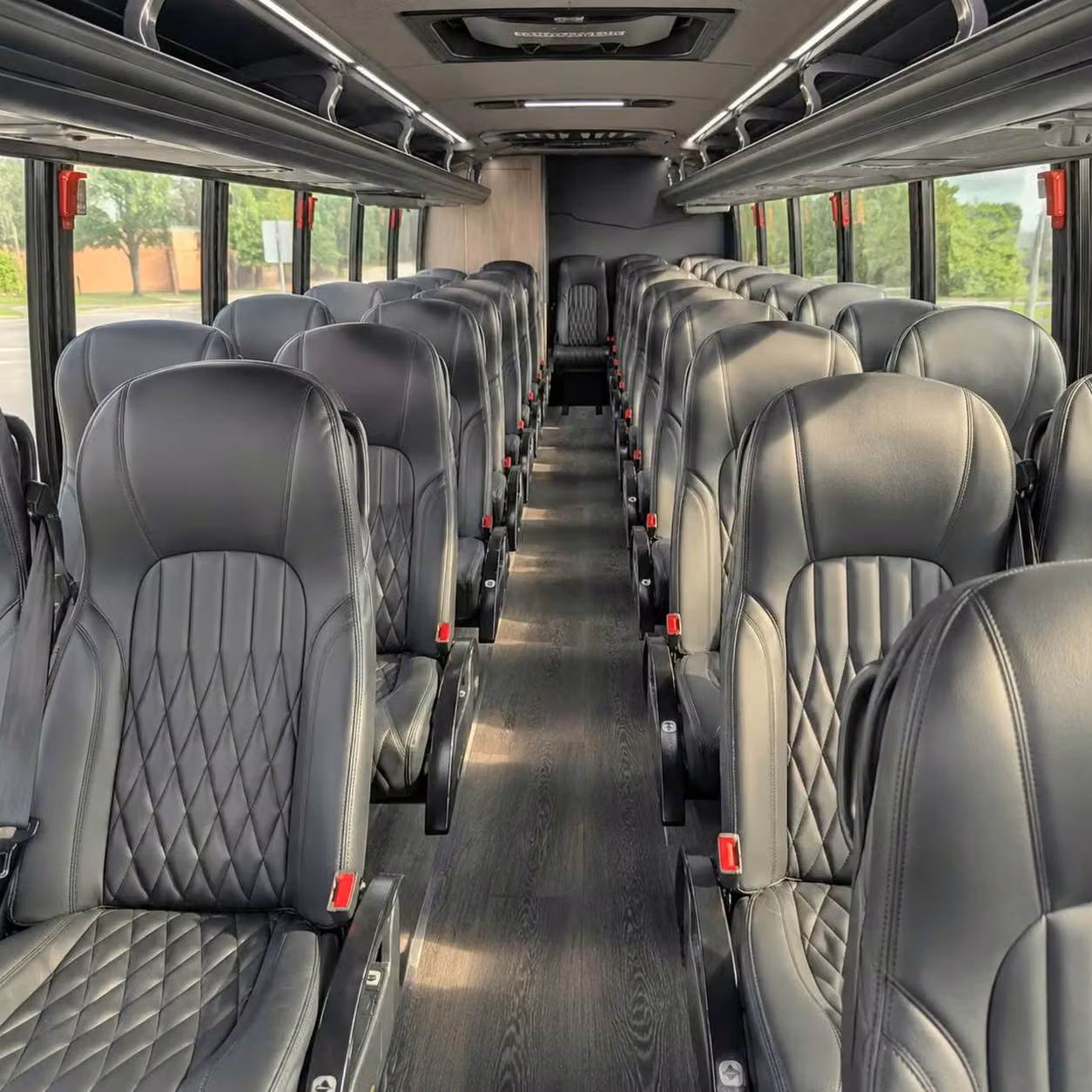 30 passenger minibus interior