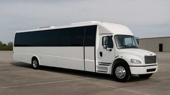 Exterior of Charter Bus Company Cedar Rapids's 18 Passenger Minibus in Cedar Rapids