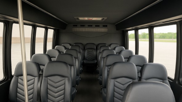 ankeny 18 passenger minibus inside