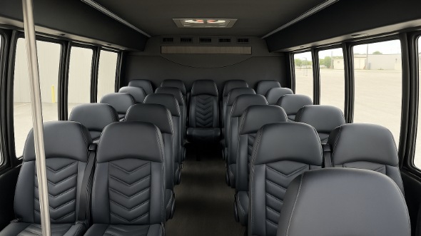 ankeny 25 passenger minibus interior
